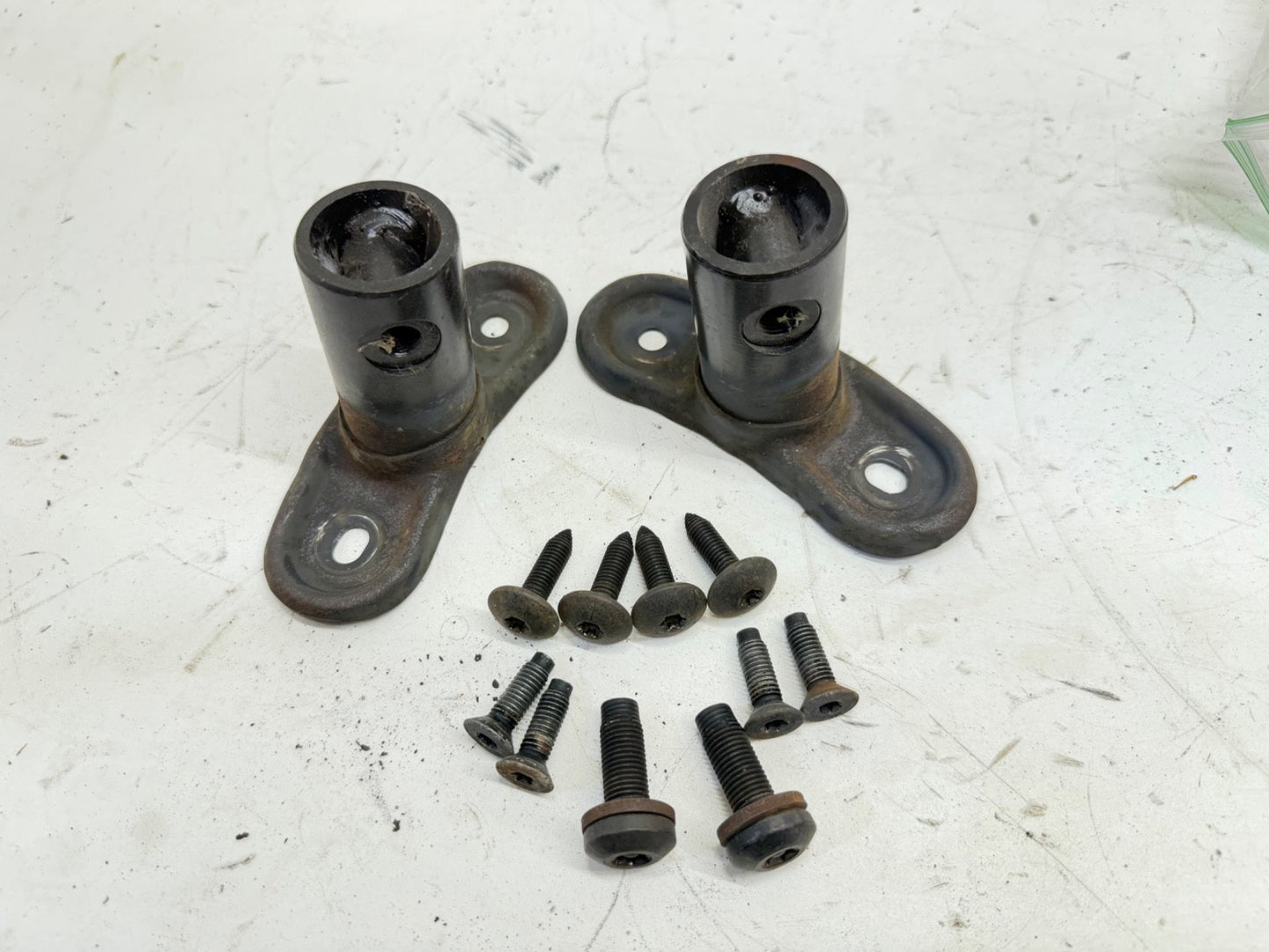 97-02 Jeep Wrangler TJ Roll Bar Sport Bar Extensions Windshield Bracket w/ Bolts