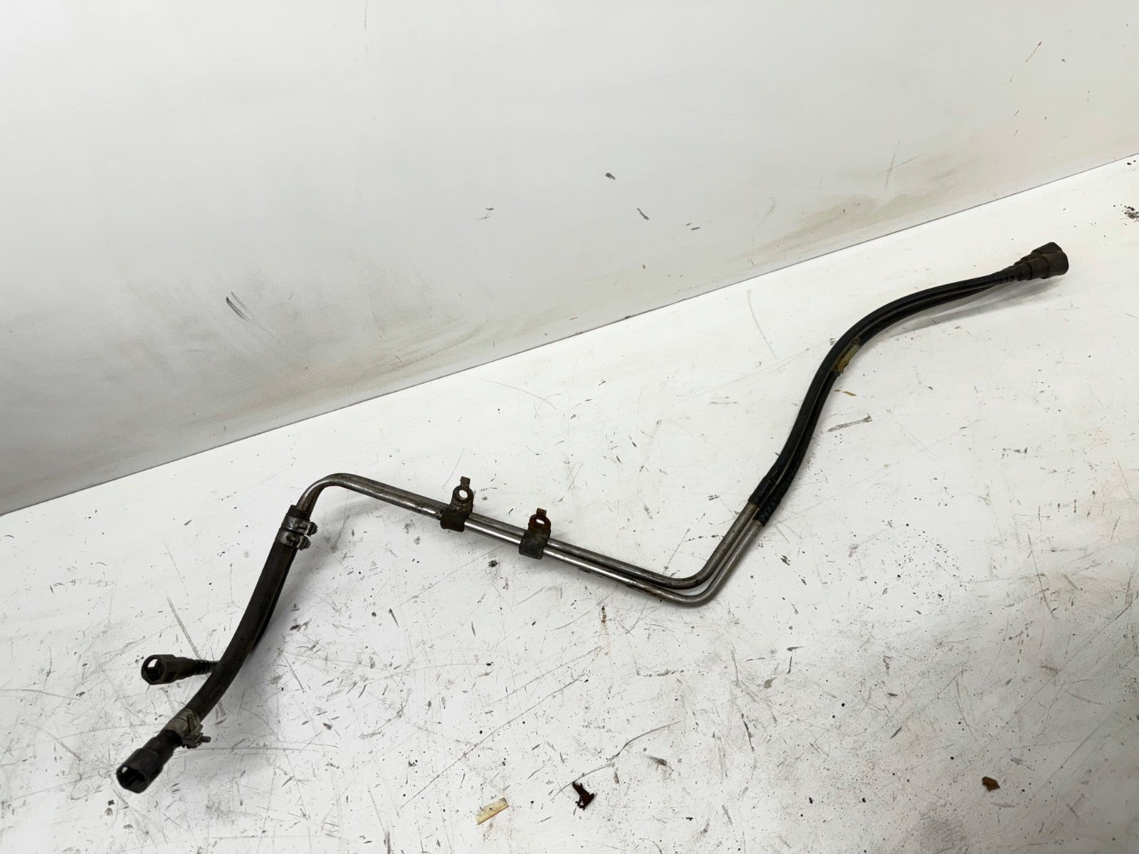 Jeep Wrangler YJ 91-95 2.5 Stainless Steel Fuel Line Engine Rail Frame Gas Hose
