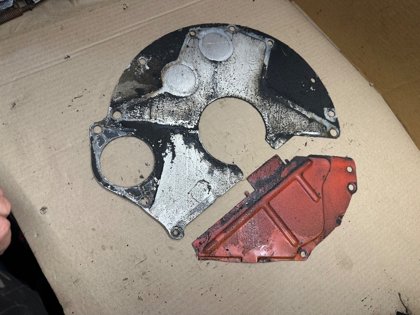 Jeep Engine Block TRANSMISSION SPACER SHIM PLATE CJ7 V8 6 cyl 4.2 304 360 AMC