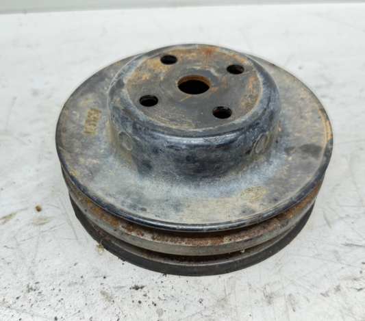 Jeep CJ 80-86 CJ7 2-Groove V Belt Water Pump Pulley 6 cyl 4.2L YJ 2.5L Wrangler