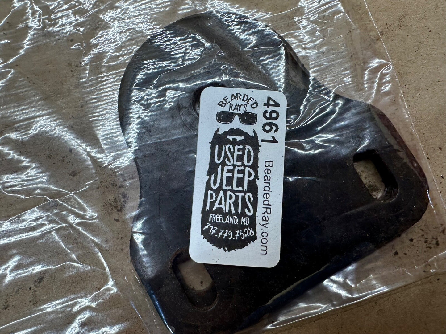 87-95 Jeep Wrangler YJ Windshield Mount Plates Plate Factory OEM Brackets OE