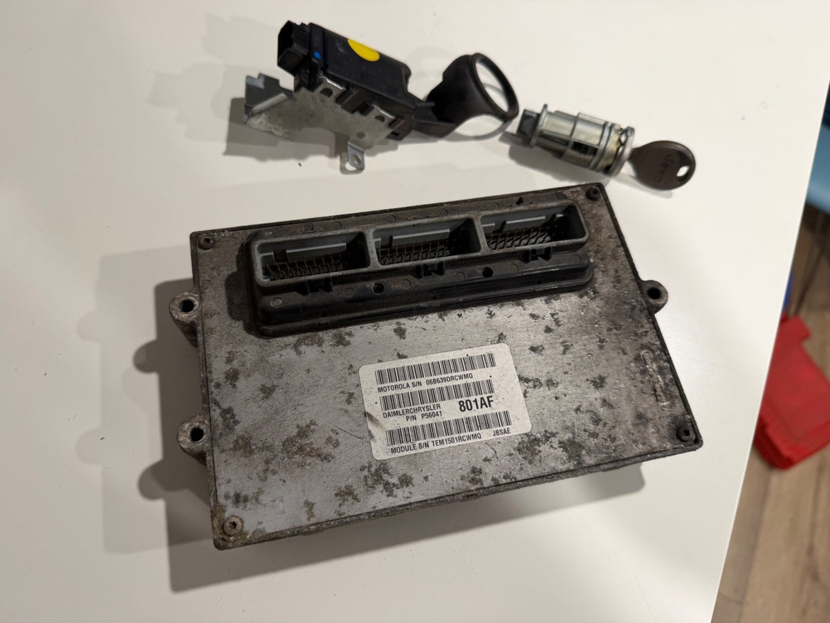 Engine ECM Control Module 4.0L 2001 01 JEEP CHEROKEE PCM SKIM KEY 56041801AF OEM