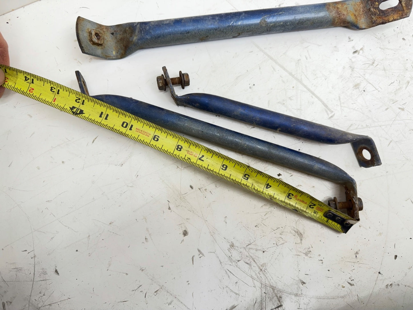 87-95 Jeep Wrangler YJ FENDER to Firewall Support Bar Set OEM Factory Rod Brace