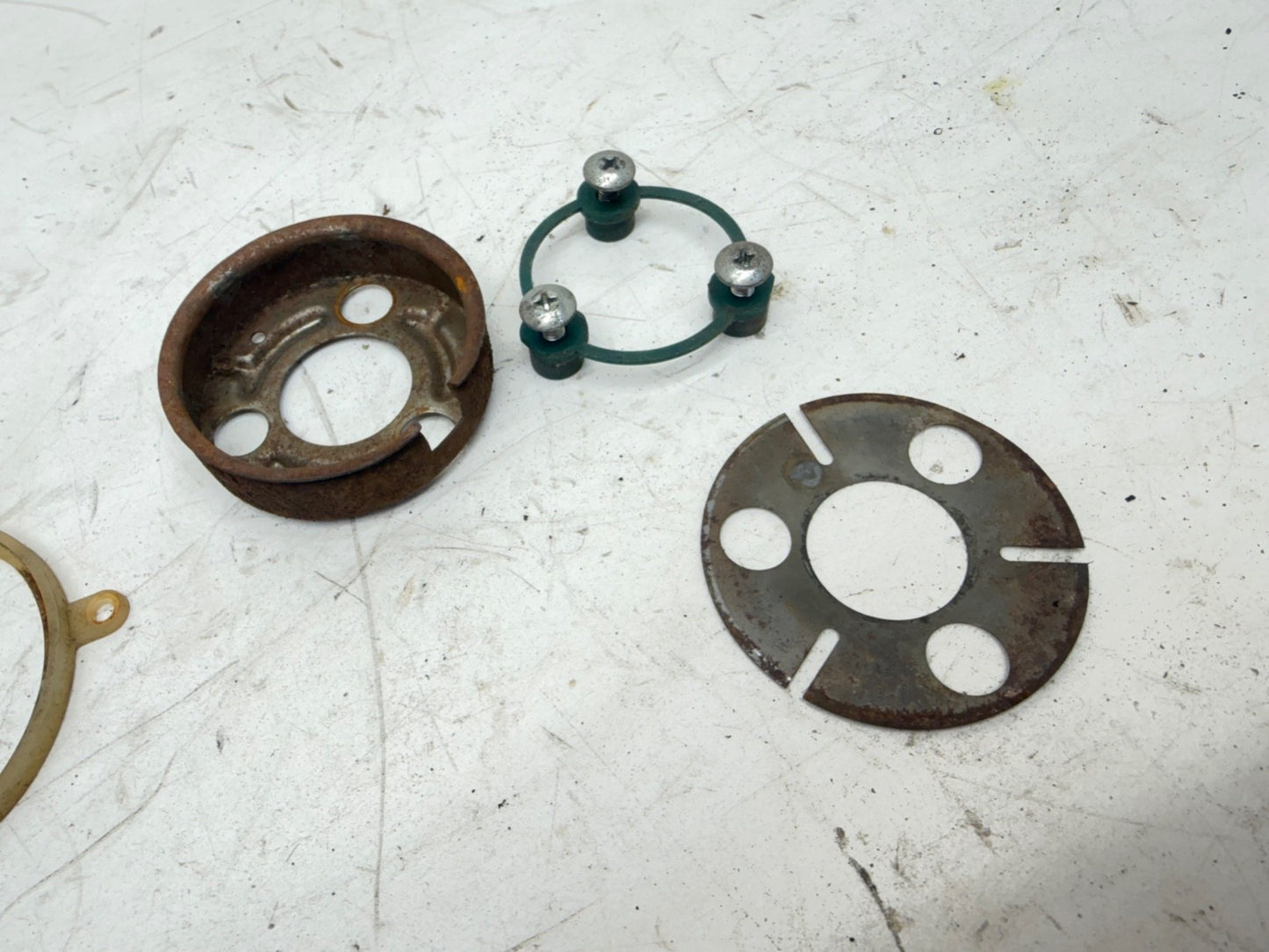 87-95 Jeep Wrangler YJ Steering Wheel Trim Riser Ring Bezel Black Spacer OEM
