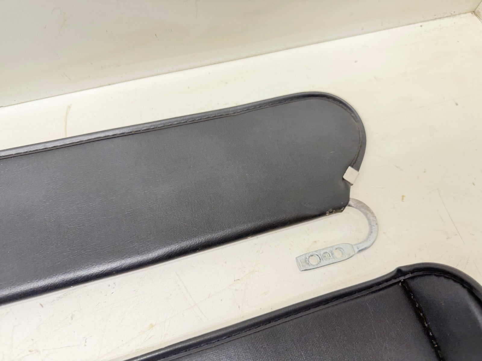 87-95 Jeep YJ Gray Sun Visors Dark Grey Wrangler Factory Visor Sunvisors OEM OE