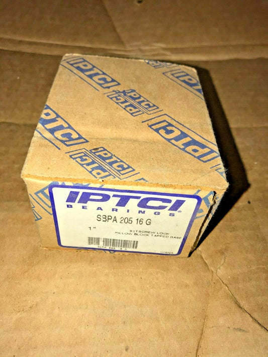 SBPA205-16G Iptchi New Ball Bearing Pillow Block   NEW IN BOX - FAST FREE SHIP. 