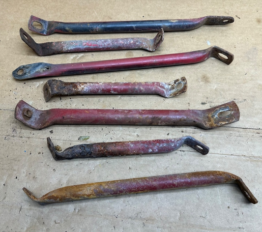 87-95 Jeep Wrangler YJ FENDER to Firewall Support Bar Set OEM Factory Rod Brace
