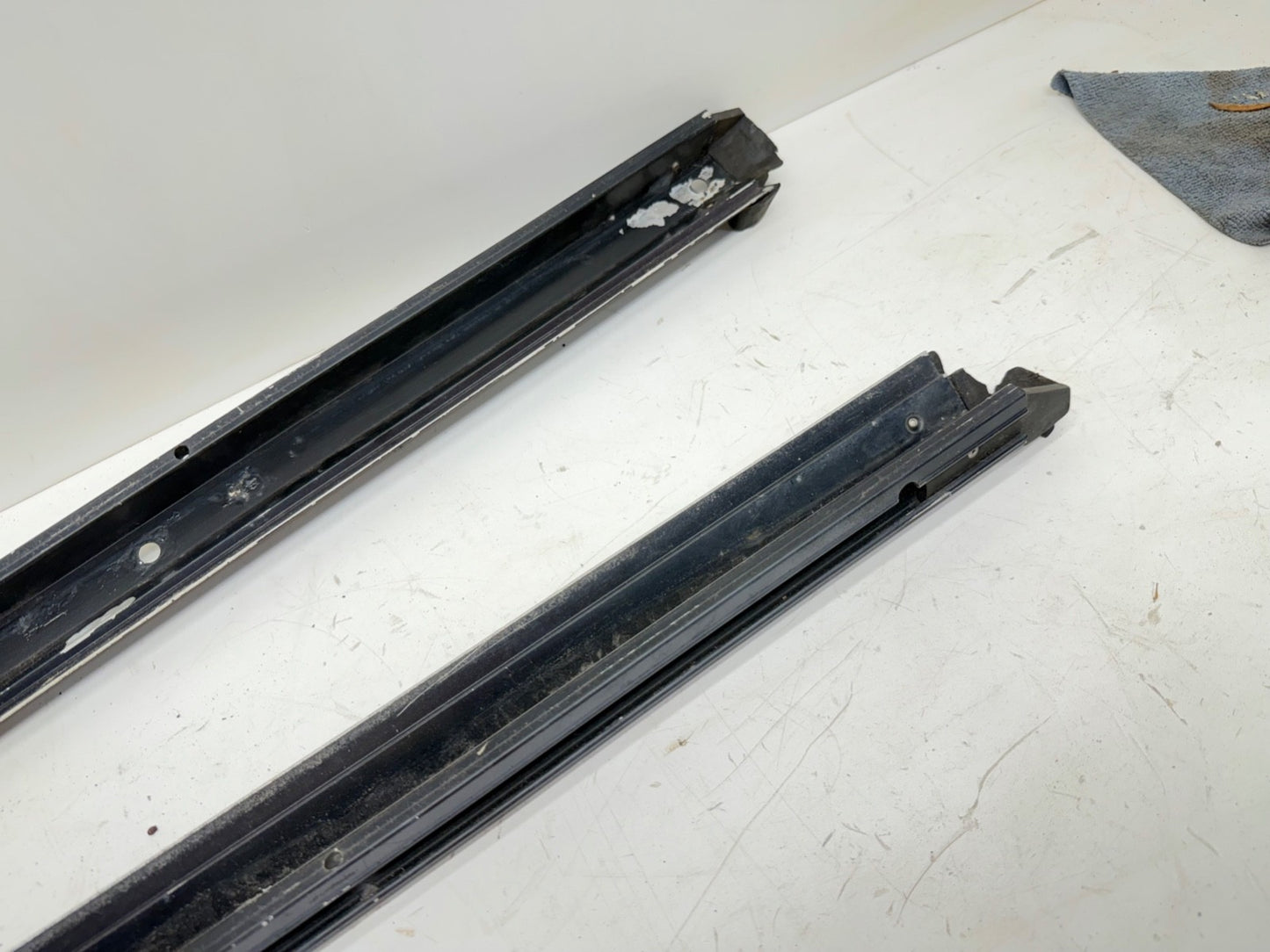 87-95 Jeep Wrangler YJ Soft Top Body Belt Rail Right Left Pair Side OEM Factory