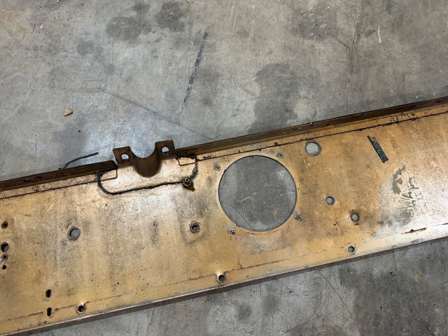 Jeep Willys CJ 5 CJ5 59-71 Dash Plate Panel DASHBOARD Column Mount OEM Factory