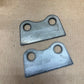 Mini Excavator Bucket Ears Universal AGT CFG 25mm 1" Chinese 1 Ton PAIR 1/4"