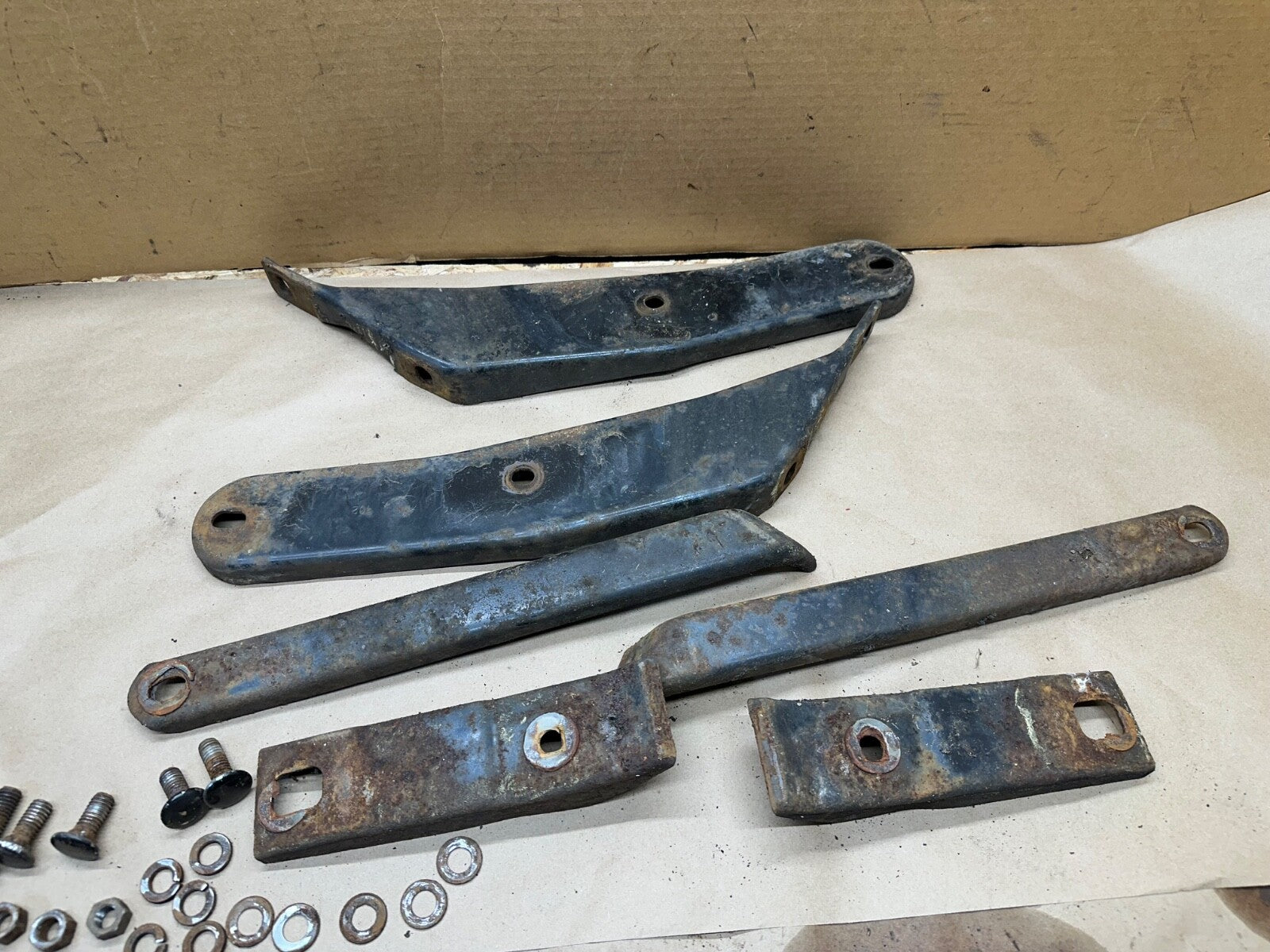 1967 AMC Rambler Rebel Rear Bumper Mount Bracket Sedan Factory 67 Rambler Back