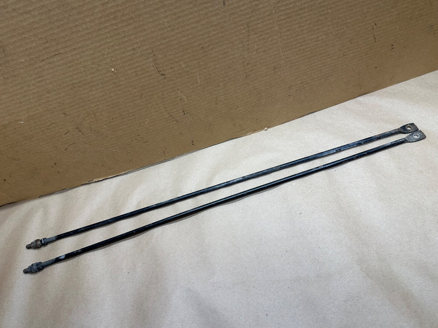 87-95 Jeep Wrangler YJ Grill Grille Support Rods Hood Radiator Support Rod Brace