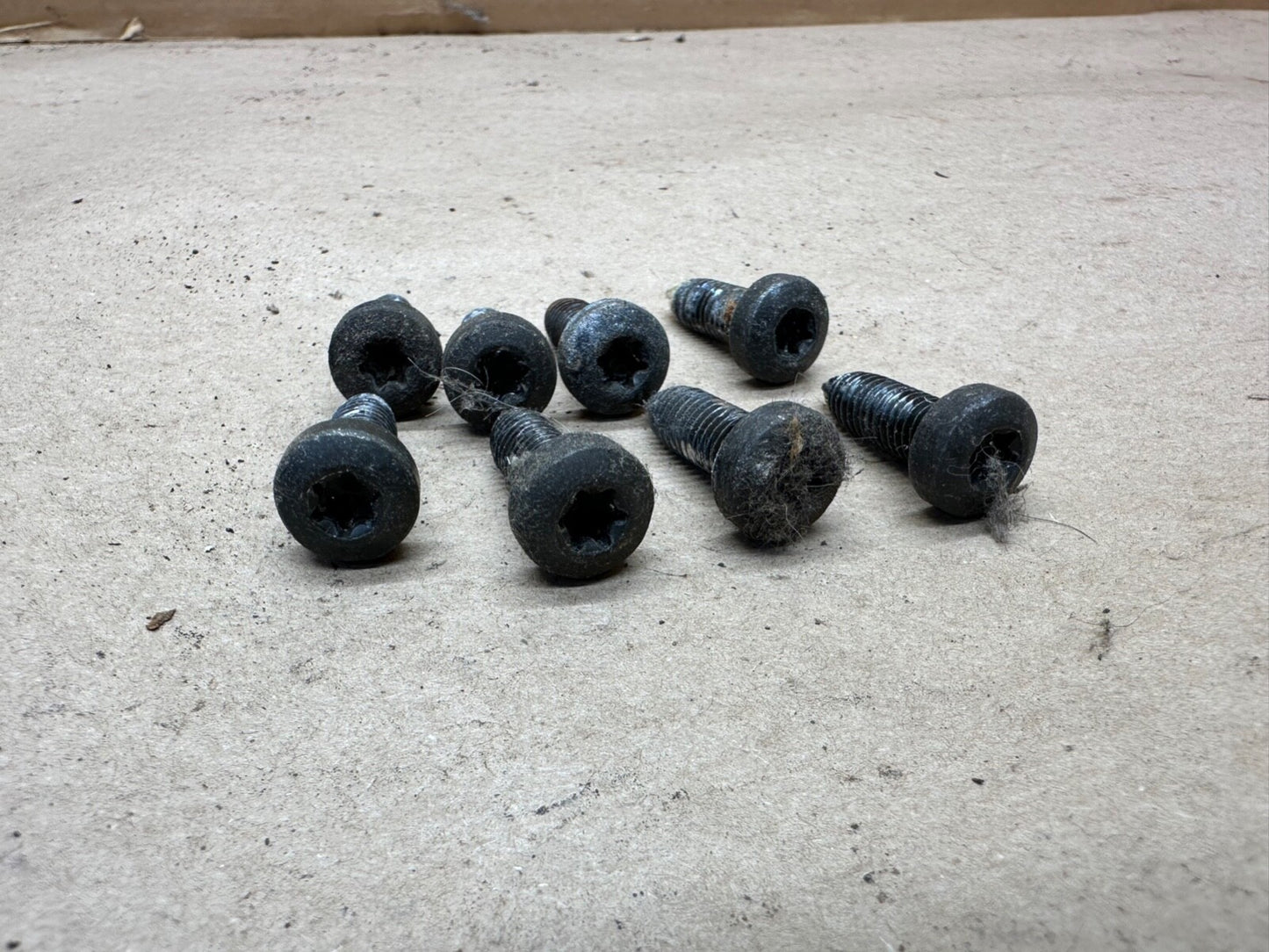 87-95 Jeep Wrangler YJ OEM Seat Slider Track Adjuster Bolts Bolt 8 TORX Bracket