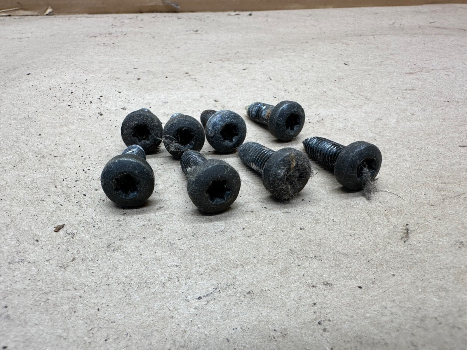 87-95 Jeep Wrangler YJ OEM Seat Slider Track Adjuster Bolts Bolt 8 TORX Bracket