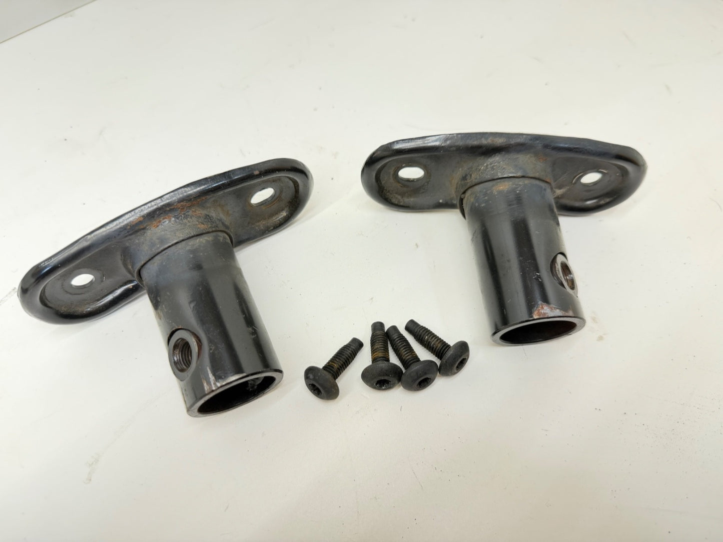 98-02 Jeep Wrangler TJ Roll Bar RollBar Extensions Windshield Bracket Mount OEM