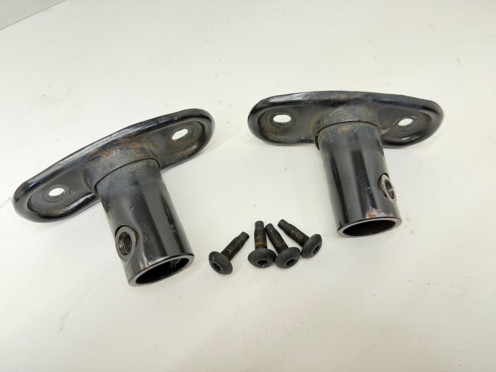 98-02 Jeep Wrangler TJ Roll Bar RollBar Extensions Windshield Bracket Mount OEM
