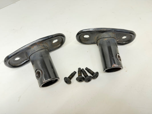 98-02 Jeep Wrangler TJ Roll Bar RollBar Extensions Windshield Bracket Mount OEM