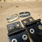 97-06 Jeep TJ Wrangler Hood Hinges Pair w/ Hardware OEM Black Factory Bolts OE