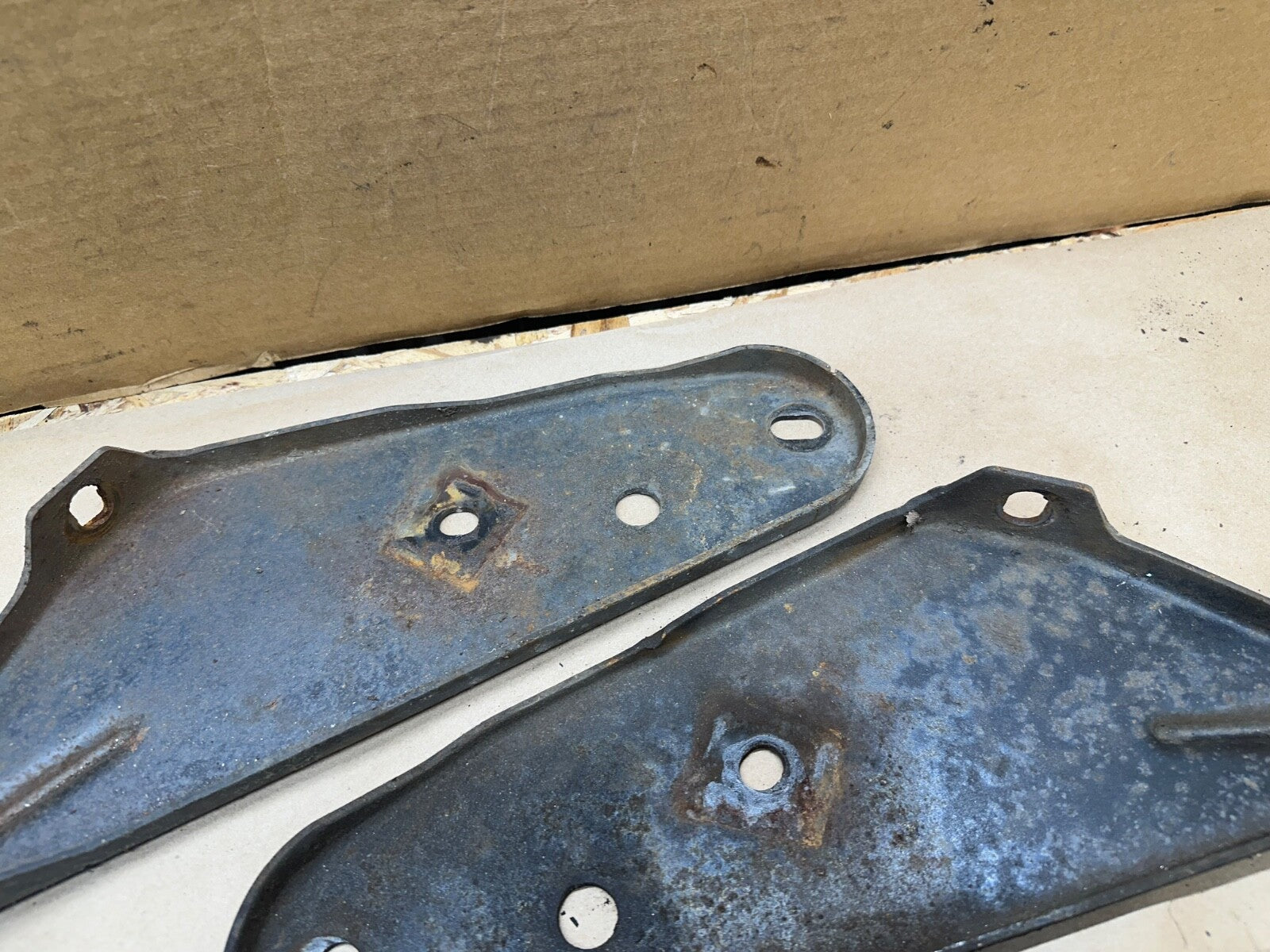 1967 AMC Rambler Rebel FRONT Bumper Mount Bracket Set Sedan Factory 67 Rambler