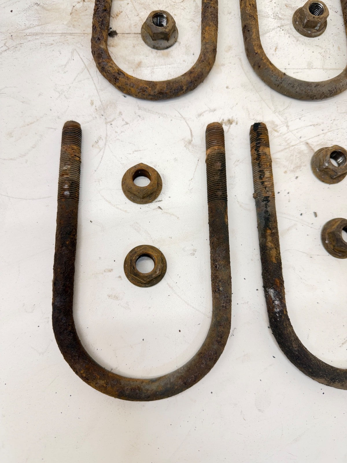 Front Dana 30 Axle Heavy Duty Steel U-Bolt Set Jeep Wrangler YJ 87-95 Factory OE