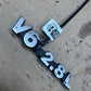 84-86 Jeep Cherokee XJ V6 2.8L Original Metal OEM Badge Emblem Chevy S10 2.8L
