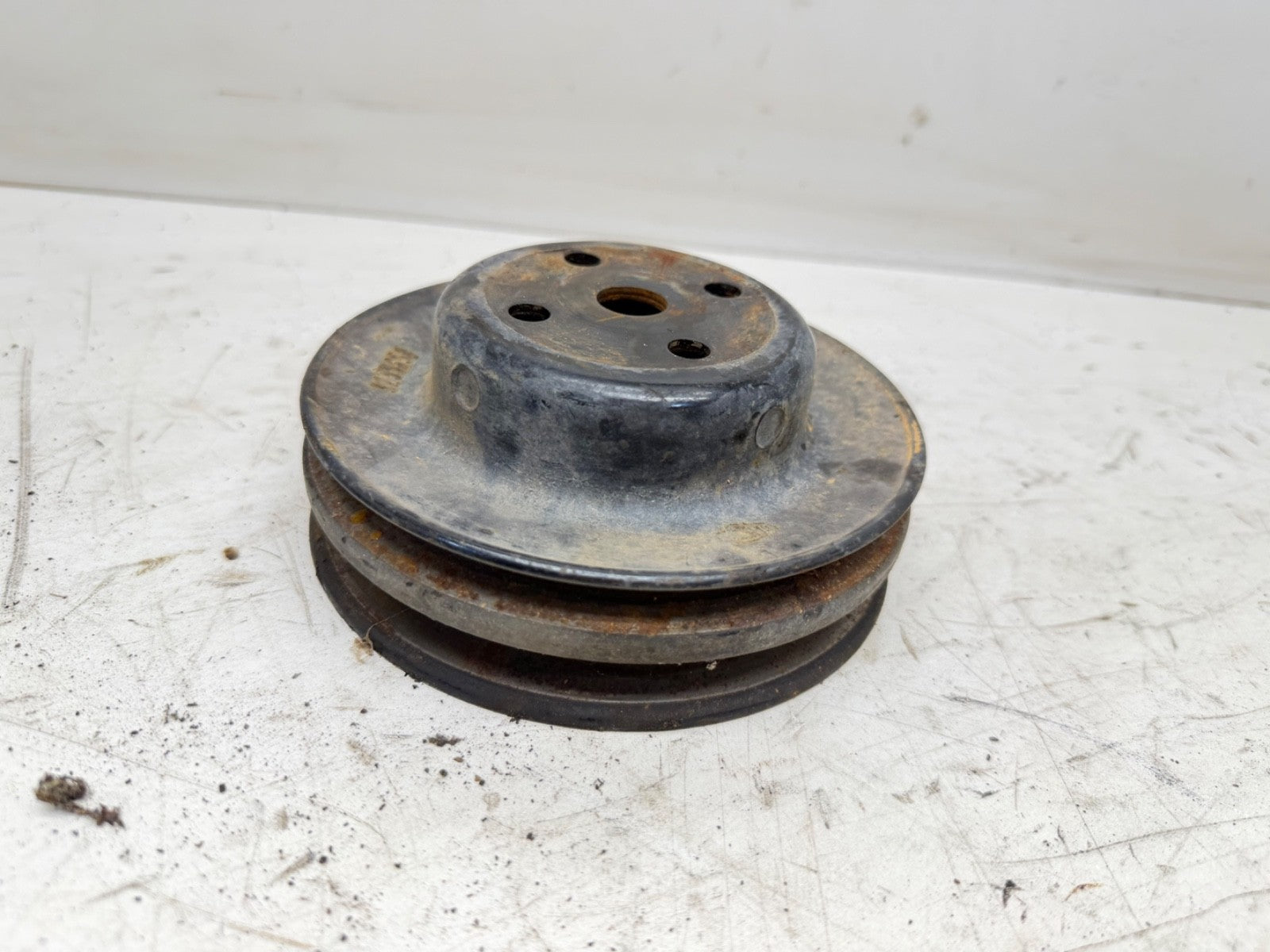 Jeep CJ 80-86 CJ7 2-Groove V Belt Water Pump Pulley 6 cyl 4.2L YJ 2.5L Wrangler