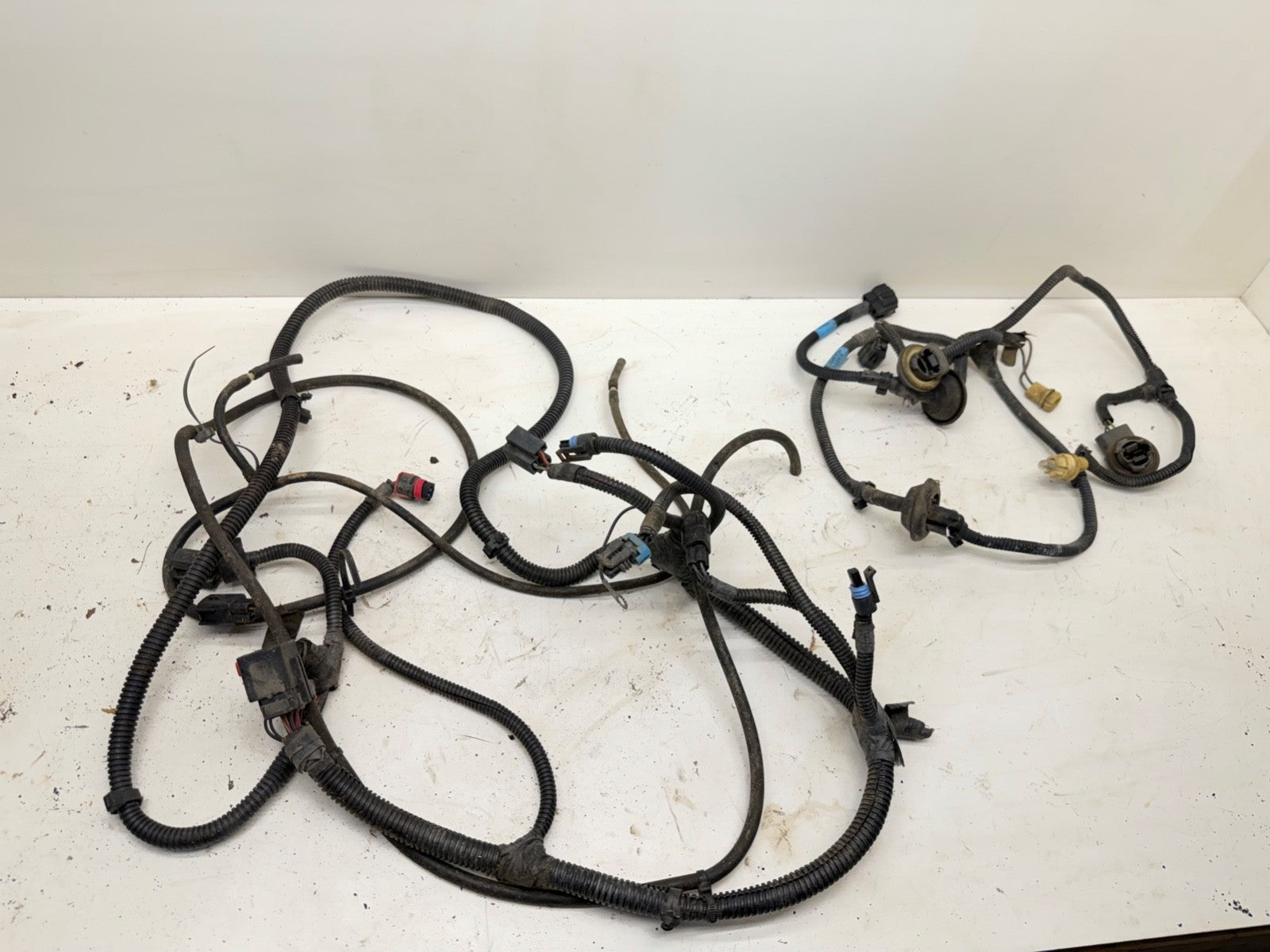 Jeep Wrangler TJ 97 ONLY Grille Headlight Wire Harness Wiring 1997 Head Light OE