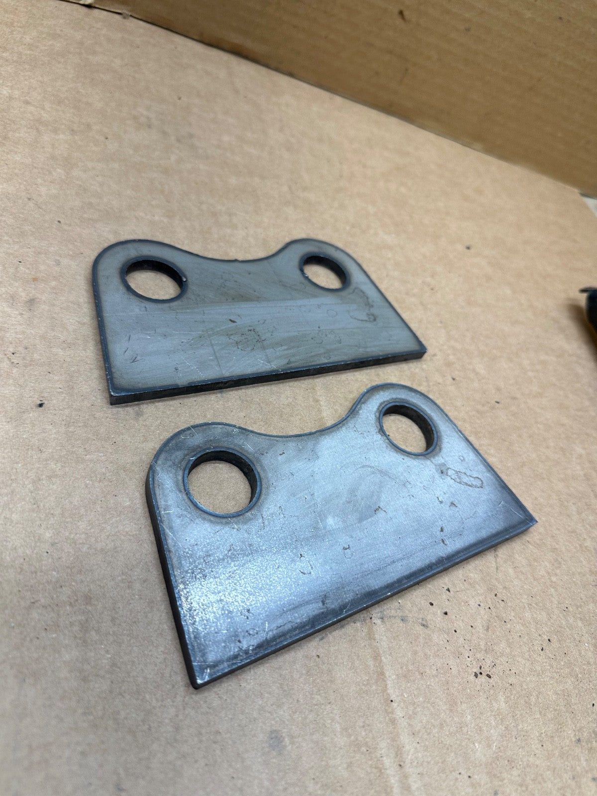 Mini Excavator Bucket Ears Universal AGT CFG 25mm 1" Chinese 1 Ton PAIR 1/4"