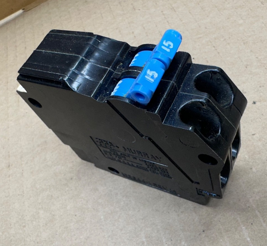 Murray Arrow Hart MM1515 Tandem Circuit Breaker, 2-P, 15A, 120/240V, Style MM