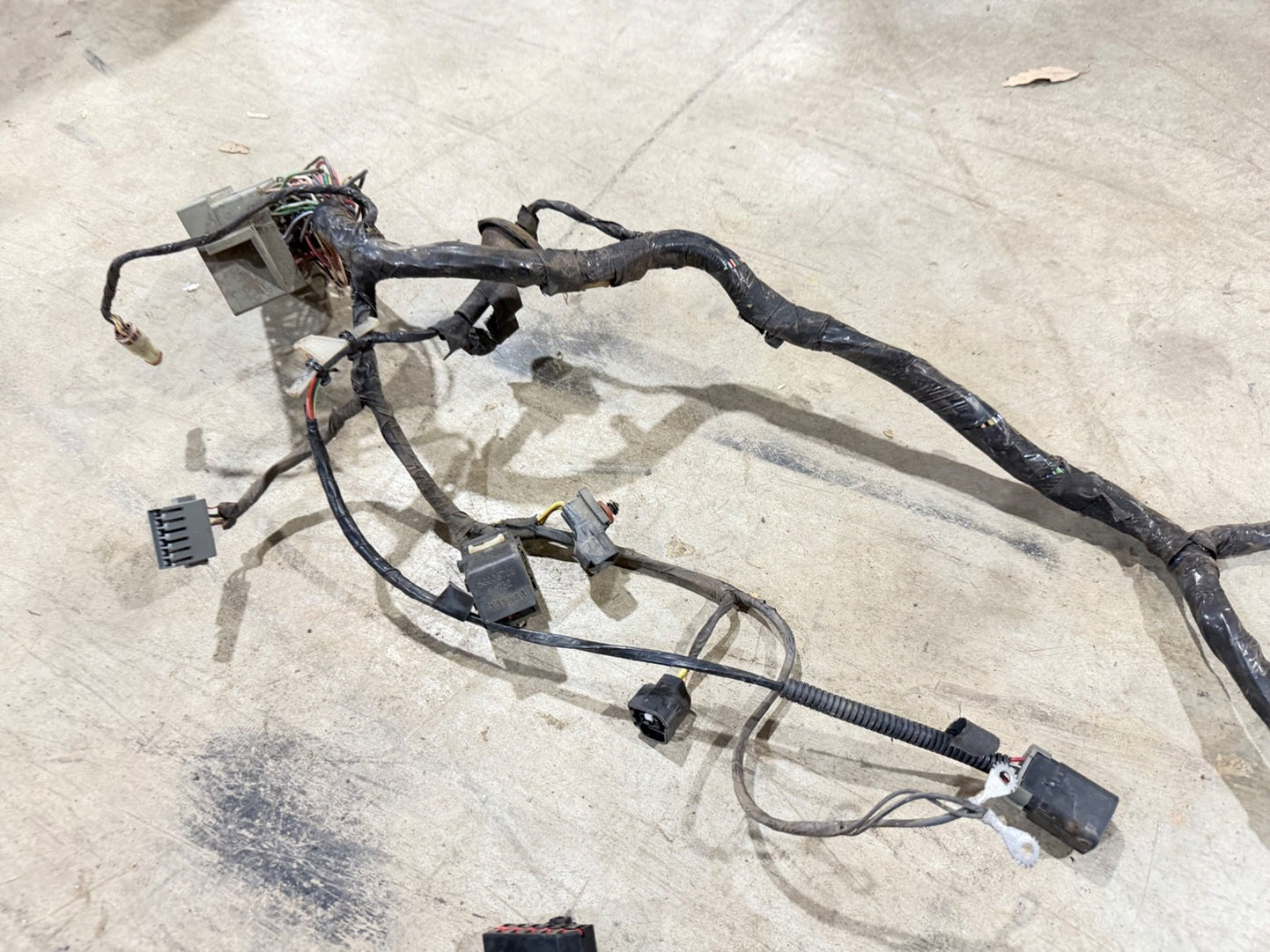 97 Jeep TJ Wrangler Soft Top Dash Instrument Panel Wiring Wire Harness OEM