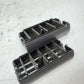 Jeep Cherokee XJ 97-01 OEM Pair Center Dash Vent Louver Outlet Insert Middle Gre