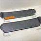 87-95 Jeep YJ Gray Sun Visors Dark Grey Wrangler Factory Visor Sunvisors OEM OE