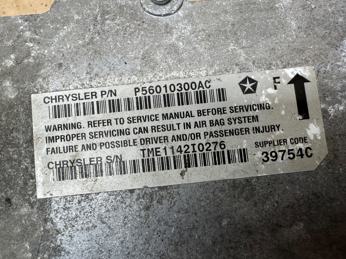 02-03 WRANGLER P56010300AC 56010300AC Computer Control Module Under Console OEM