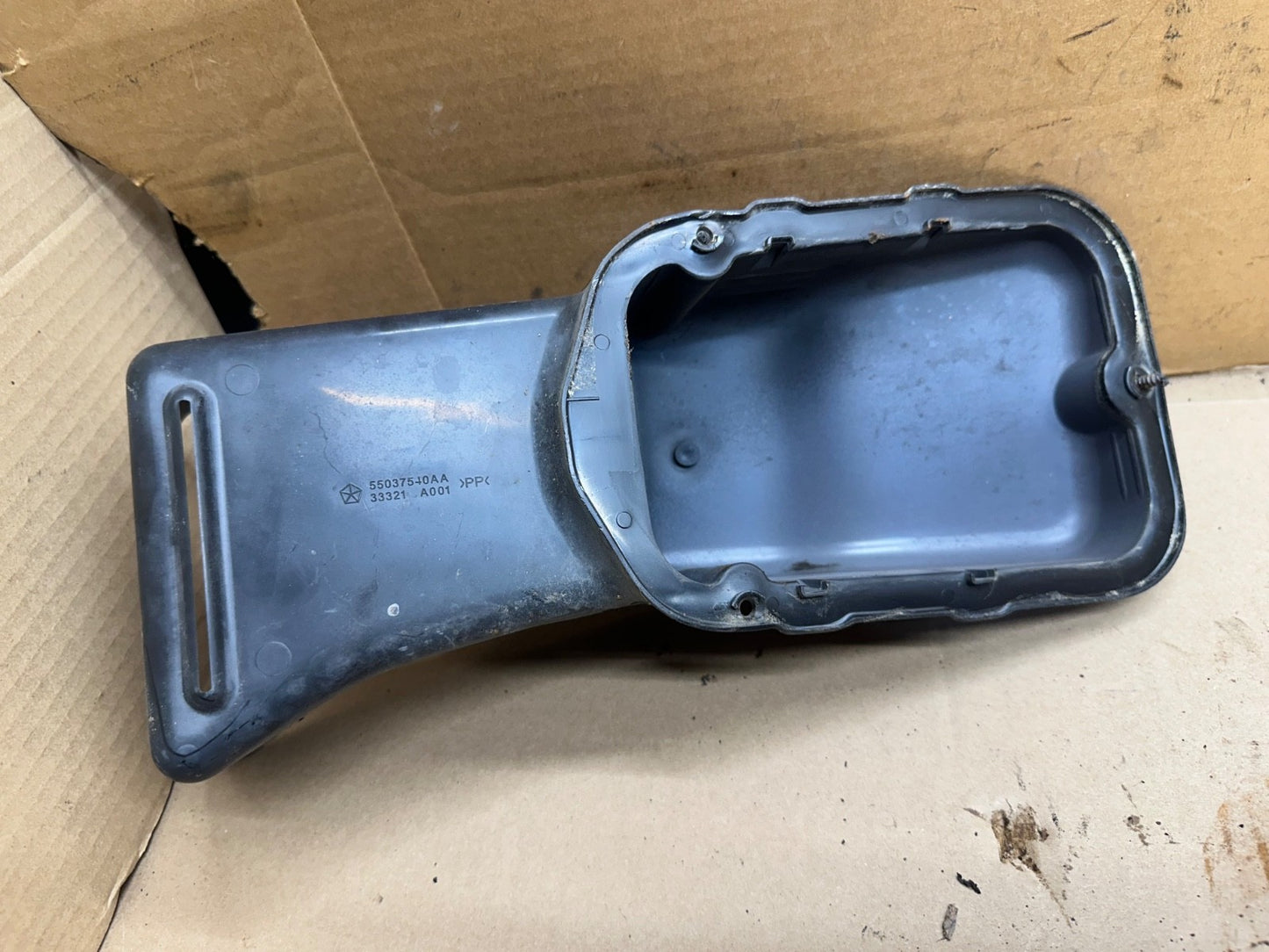 2000-2006 Jeep TJ Wrangler Cowl to Heater & AC Box Fresh Air Duct 55037540AA OEM