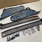 1967 AMC Rambler Rebel FRONT Bumper Mount Bracket Set Sedan Factory 67 Rambler