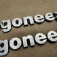 74-86 Jeep Grand Wagoneer LH or RH Fender Emblem Badge FSJ SJ Metal Left Right