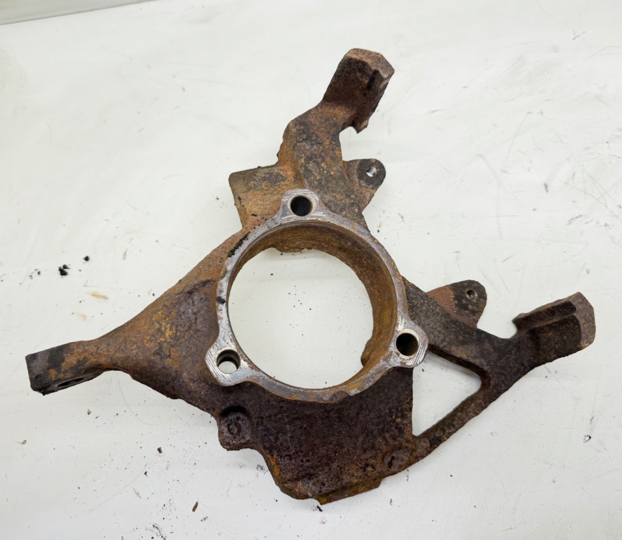 90-06 Jeep Wrangler TJ YJ Dana 30 Front Axle Left Drivers Spindle Knuckle NO ABS