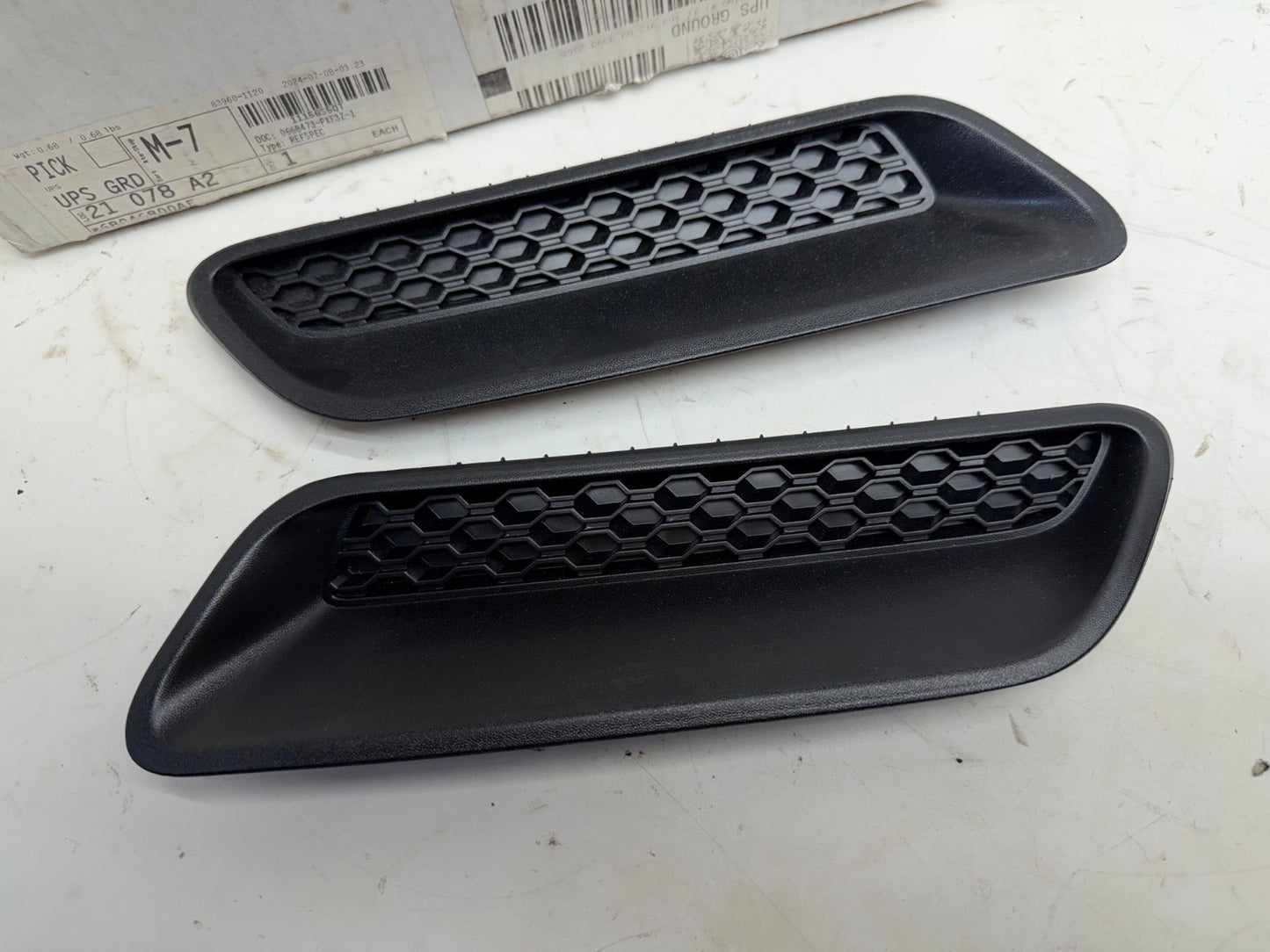 2009-2021 DODGE RAM 1500 FRONT HOOD BEZEL R/H & L/H NEW MOPAR GENUINE 68046800AF