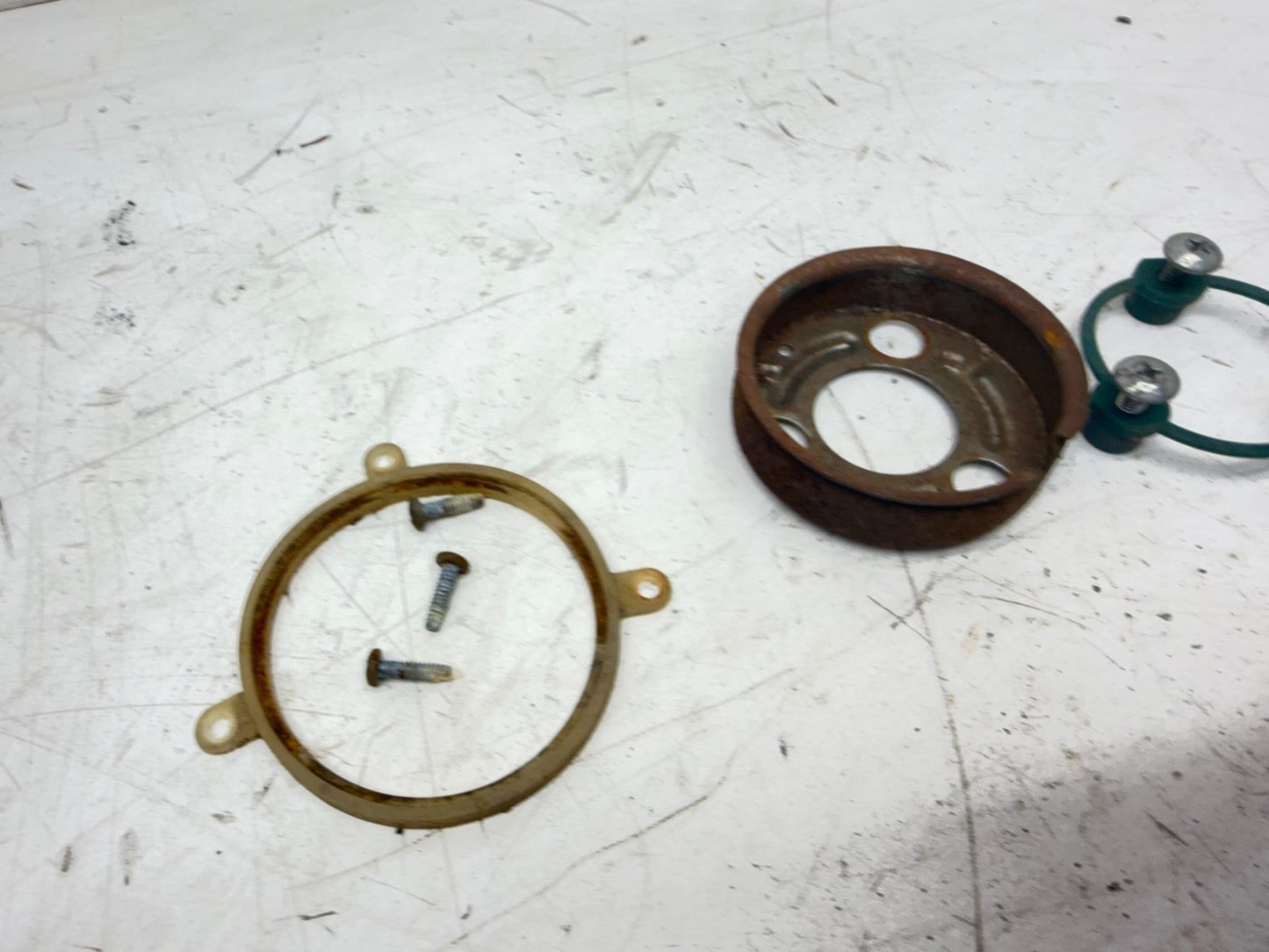 87-95 Jeep Wrangler YJ Steering Wheel Trim Riser Ring Bezel Black Spacer OEM