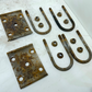 Jeep Wrangler YJ 87-95 Rear Leaf Spring Plates U Bolts OEM Plate Mount Dana 35