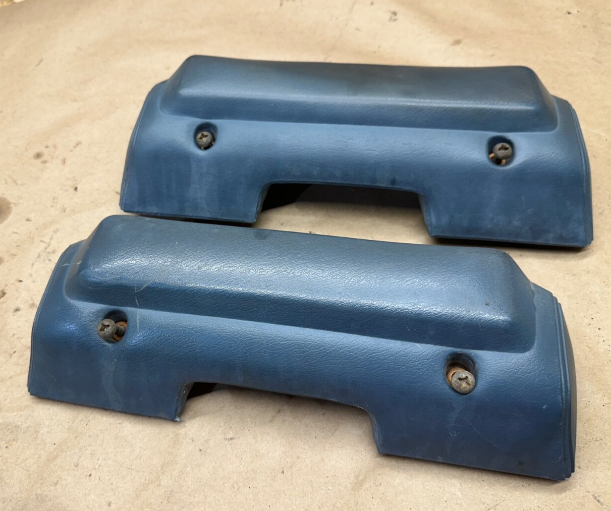 Jeep J Truck Cherokee SJ FSJ 75-80 Blue Front Interior Door Handle Arm Rest Pair
