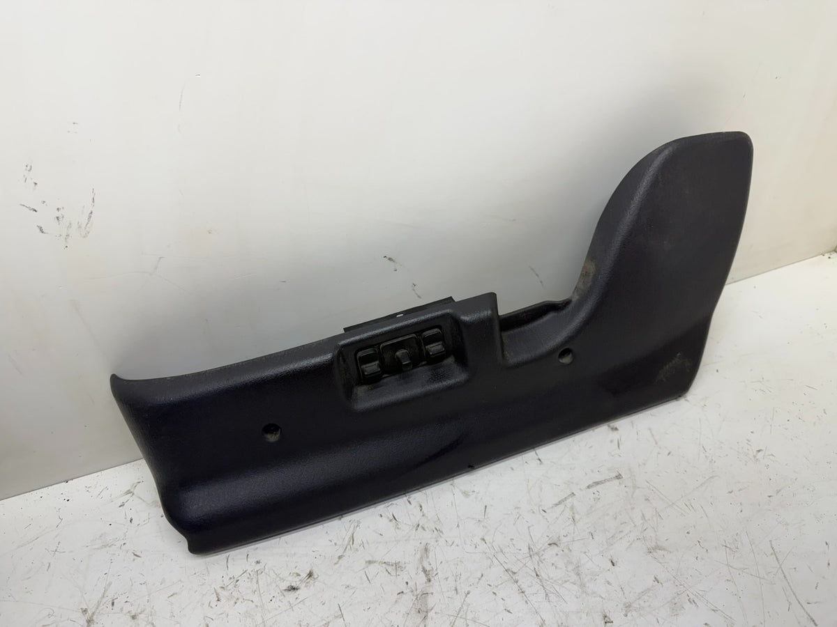 97-01 Jeep Cherokee XJ Front Power Driver LH Seat Trim Cover Dark Gray Switch