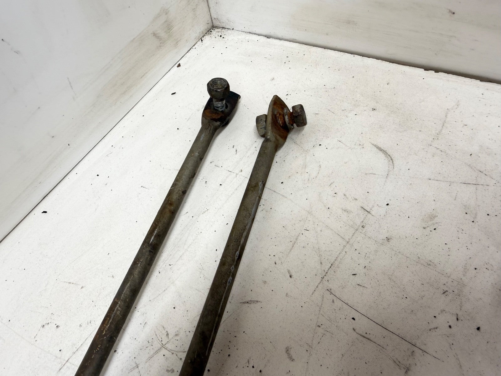 76-86 Jeep CJ5 CJ7 CJ8 Grill Support Strut Rods Pair OEM Grille Brace CJ 5 7 8