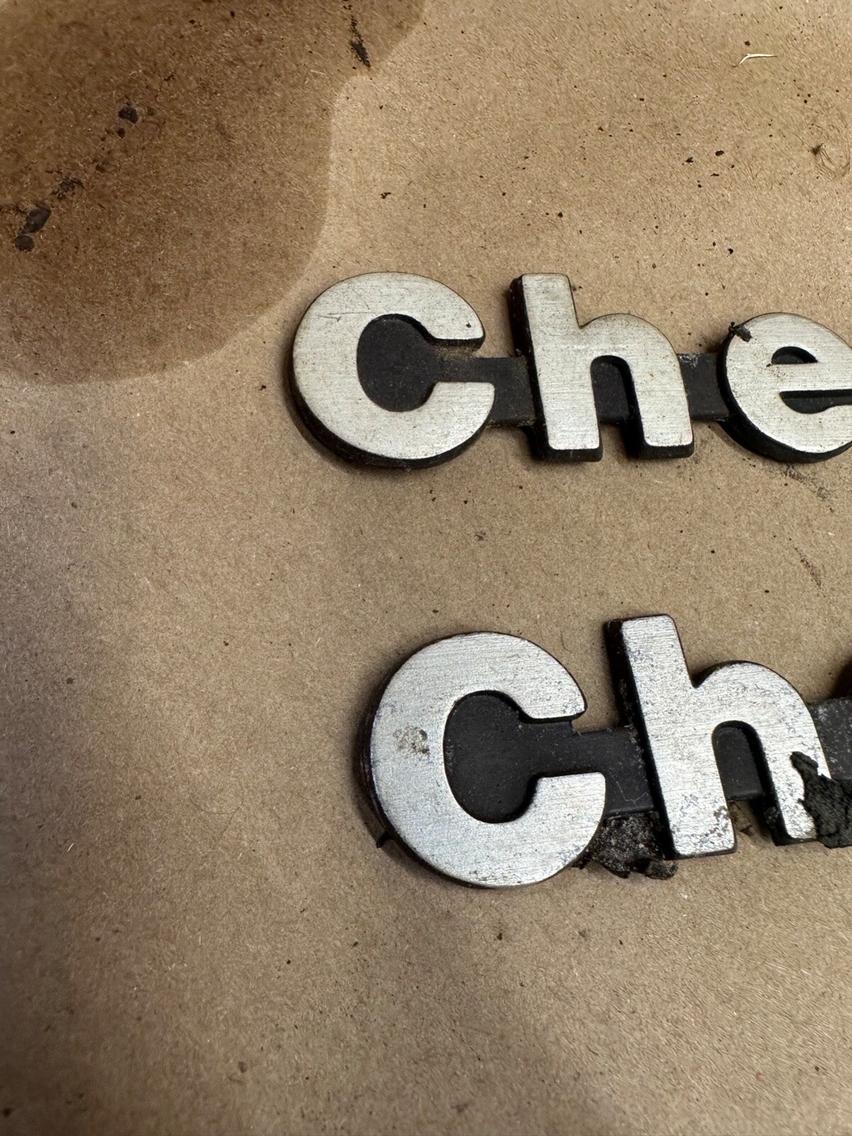 84-96 Jeep Cherokee XJ Fender Emblem Badge 55295252 8 Inch Metal OEM Factory PIN