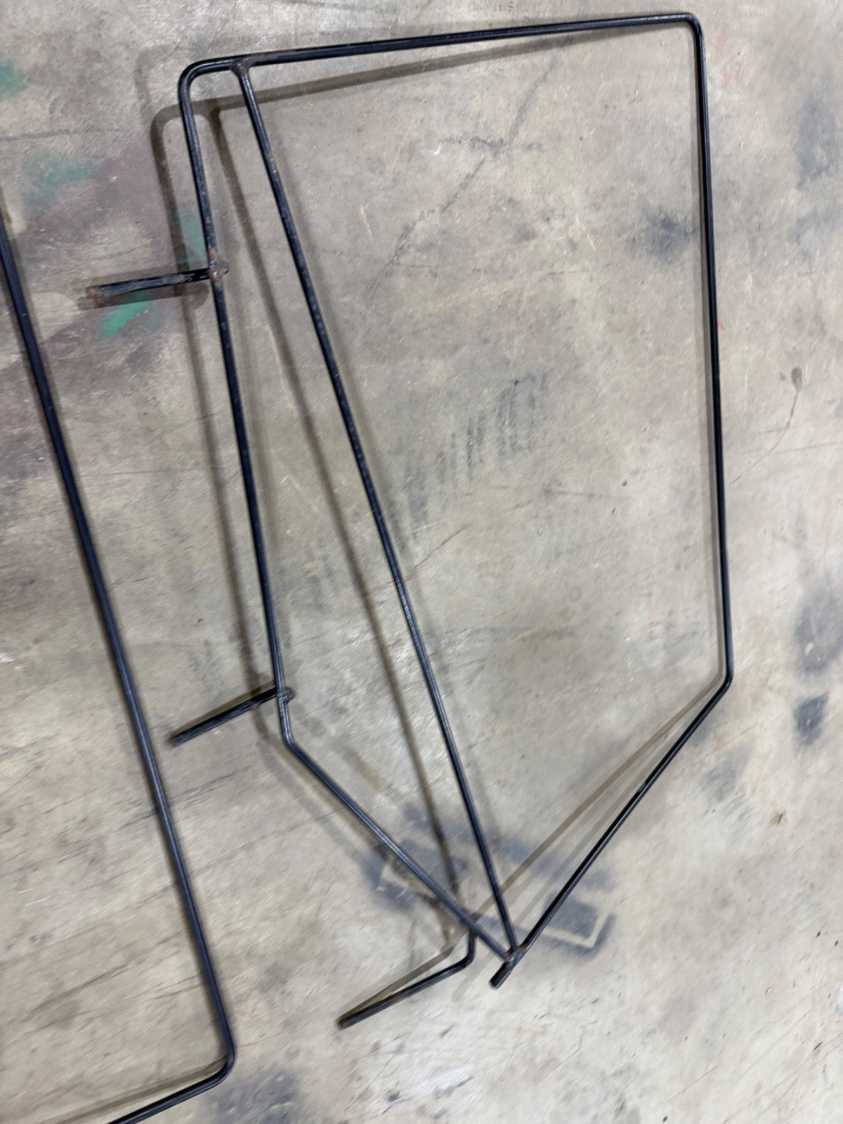87-95 Jeep Wrangler YJ UPPER WINDOW FRAMES Half Door Skin Square Corner Frame OE