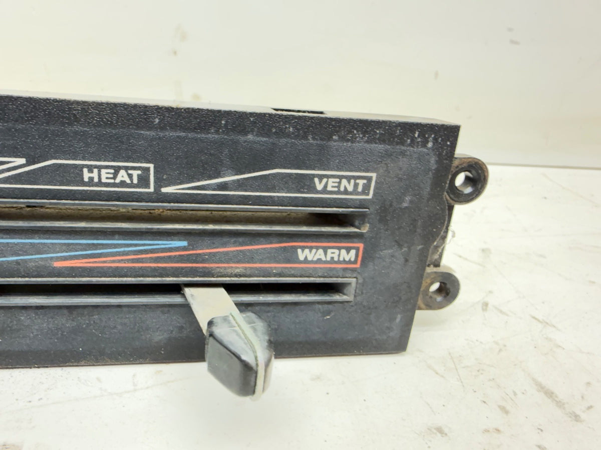 87-95 Jeep Wrangler YJ HEAT Panel Temp Climate Control Unit Heater HVAC Switch