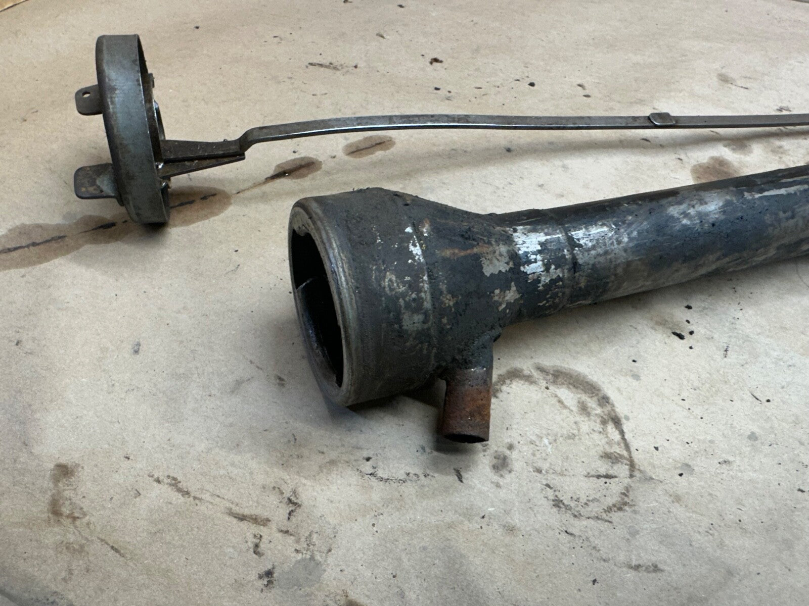 Jeep Willys CJ CJ5 4 Cylinder Oil Filler Tube & Dipstick F-134 F134 OEM Factory