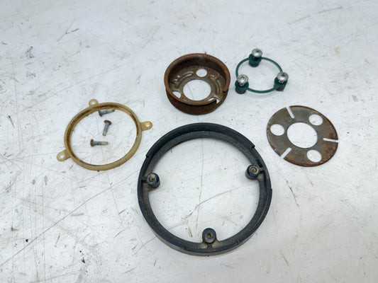 87-95 Jeep Wrangler YJ Steering Wheel Trim Riser Ring Bezel Black Spacer OEM