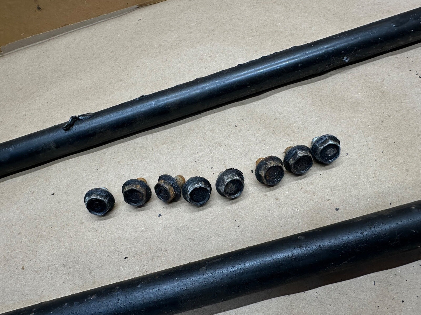 76-91 Jeep Wagoneer J10 Cherokee FSJ SJ Hood Support Rods Factory Brace Under OE