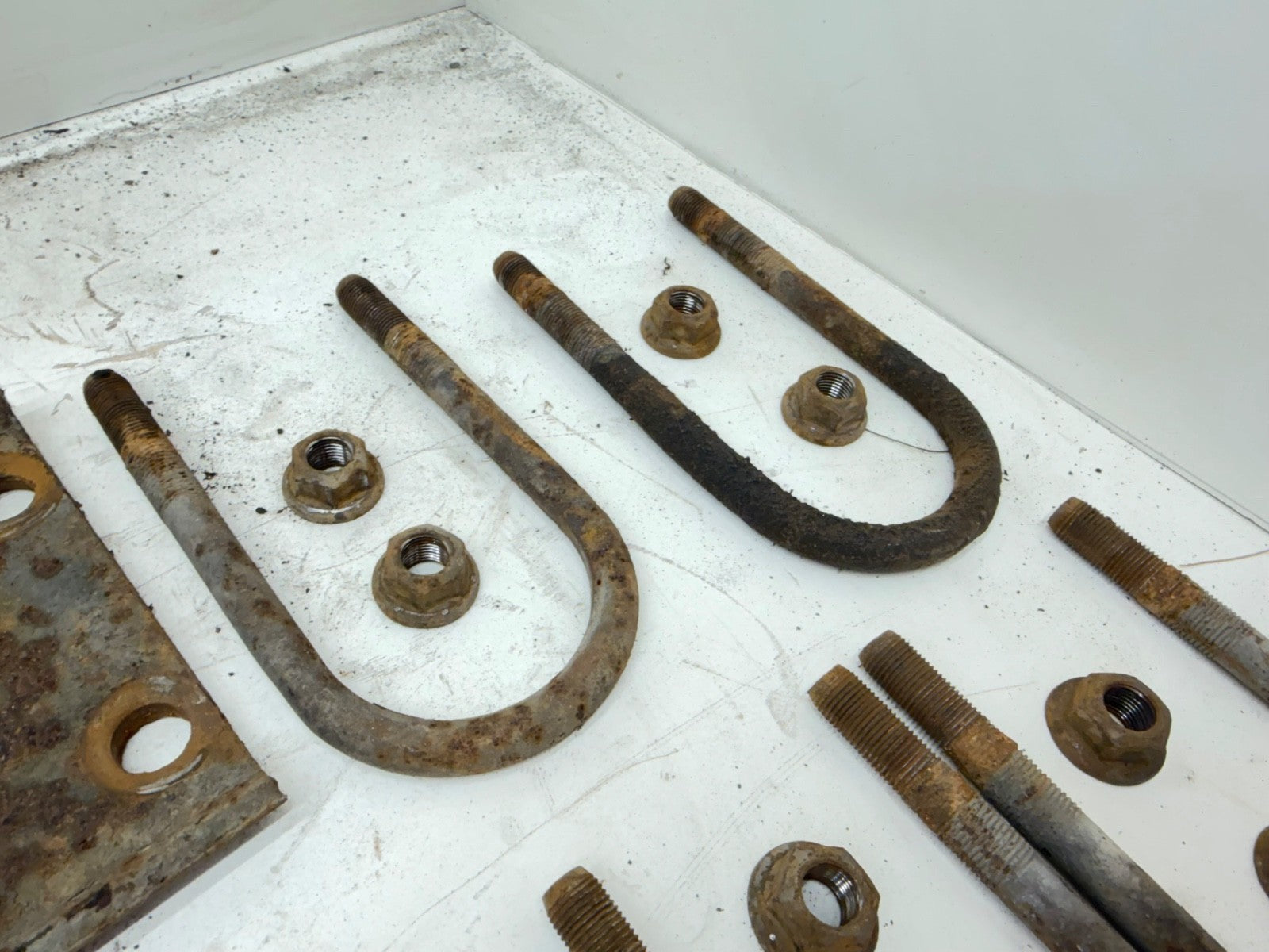 Jeep Wrangler YJ 87-95 Rear Leaf Spring Plates U Bolts OEM Plate Mount Dana 35